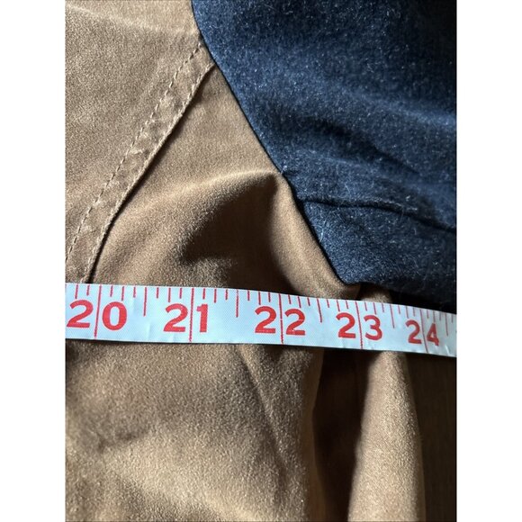 Tasso Ella Men’s XL Fall Jacket Tan Suade And Gray Wool - Picture 6 of 8